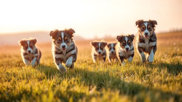 Les secrets de la socialisation précoce chez le Berger Américain Miniature